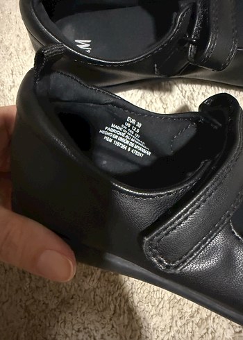 Kız Çocuk Siyah Tokalı Babet Ayakkabı - Görsel 4