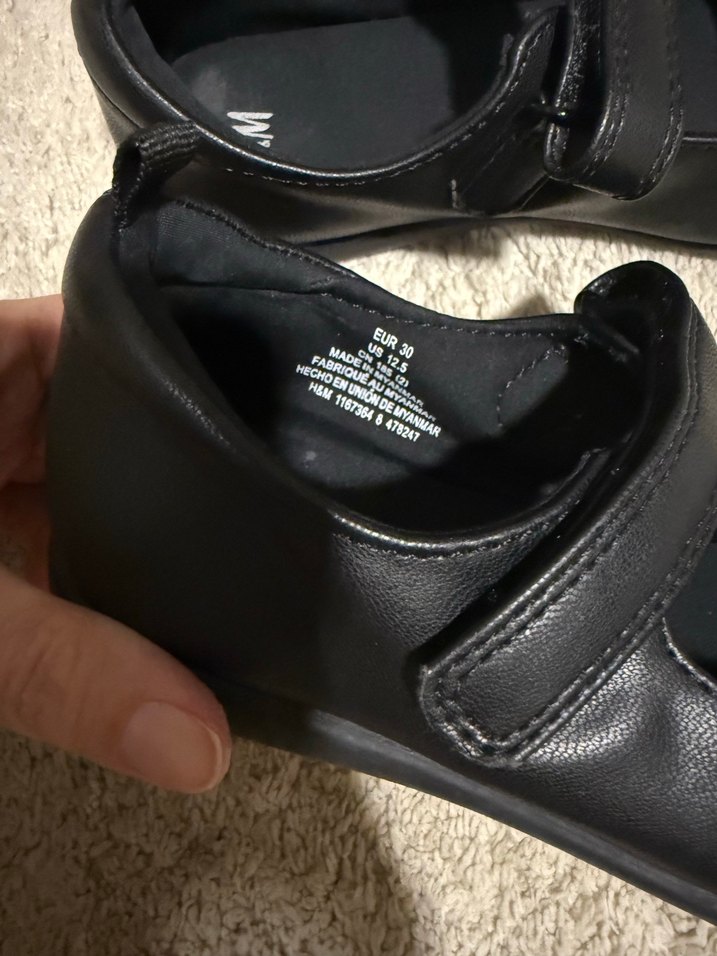 Kız Çocuk Siyah Tokalı Babet Ayakkabı - Görsel 4