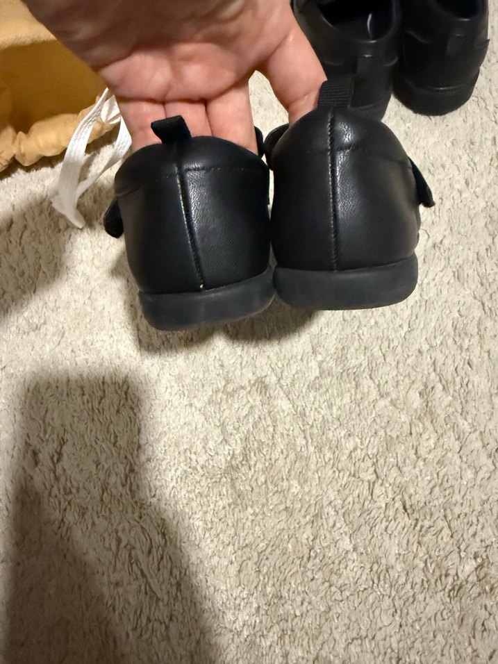 Kız Çocuk Siyah Tokalı Babet Ayakkabı - Görsel 3