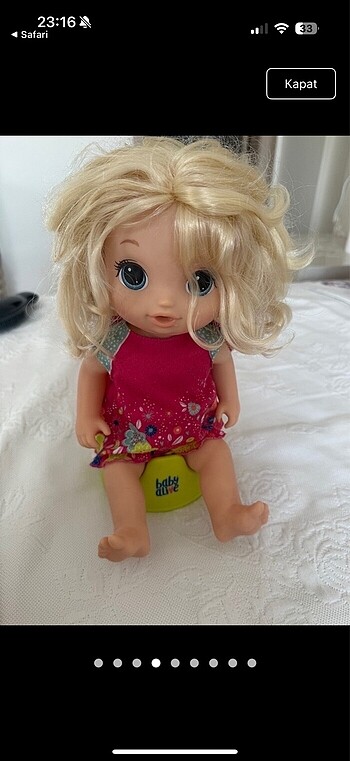 Beden Renk Baby alive tuvalet eğitimi