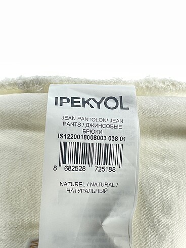38 Beden beyaz Renk Diğer Jean / Kot %70 İndirimli.