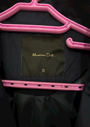 Massimo dutti Lacivert Kadın Trençkot - Görsel 4