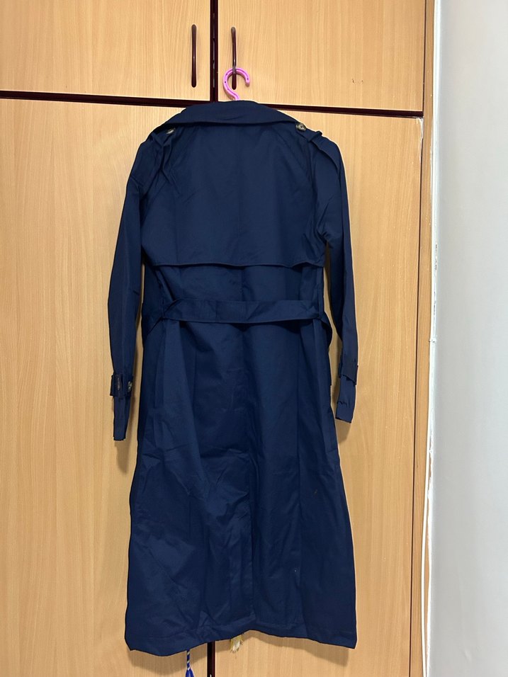 Massimo dutti Lacivert Kadın Trençkot - Görsel 2