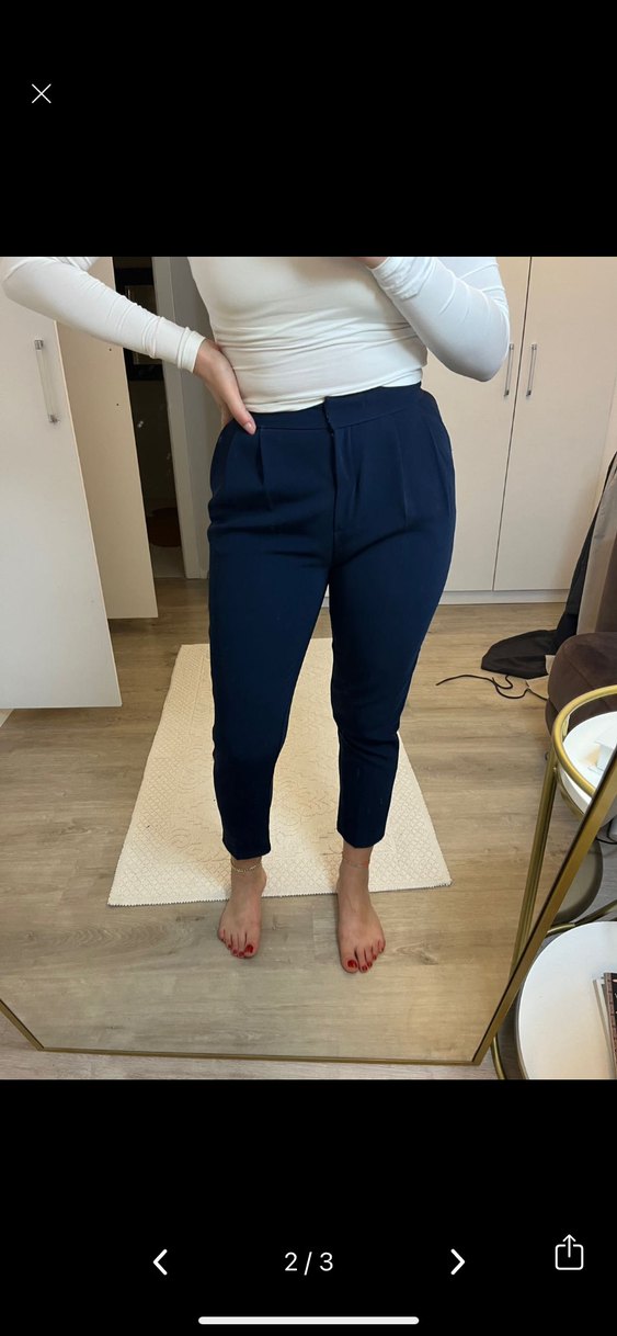 Beyaz, Normal Boy, Kadın Denim Pantolon - Görsel 3