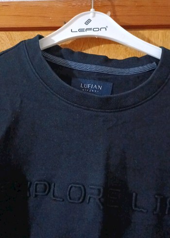 Erkek Siyah Uzun Kollu Sweatshirt - Görsel 3