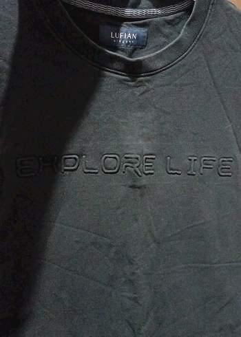 Erkek Siyah Uzun Kollu Sweatshirt - Görsel 5