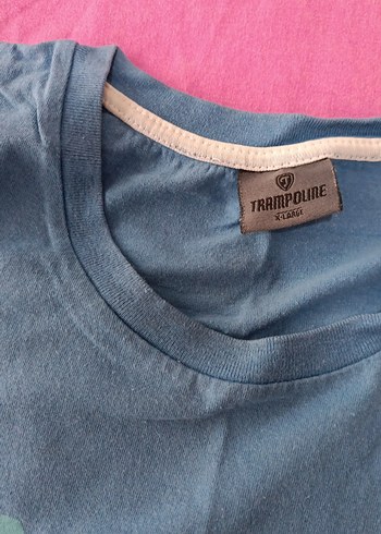 Mavi Baskılı erkek tişört - Görsel 3