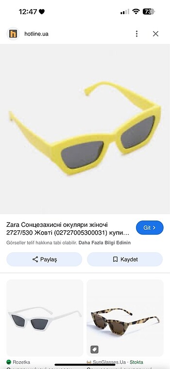 Zara Zara gözlük