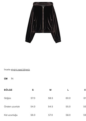 Zara kapşonlu kadife ceket - Görsel 4