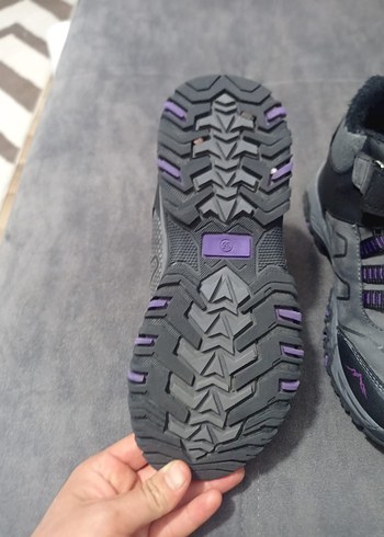 Kız Çocuk Gri Bağcıklı  Bot - Görsel 3