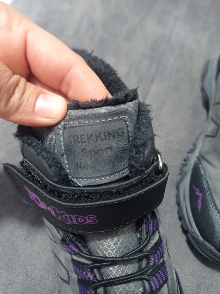 Kız Çocuk Gri Bağcıklı  Bot - Görsel 5