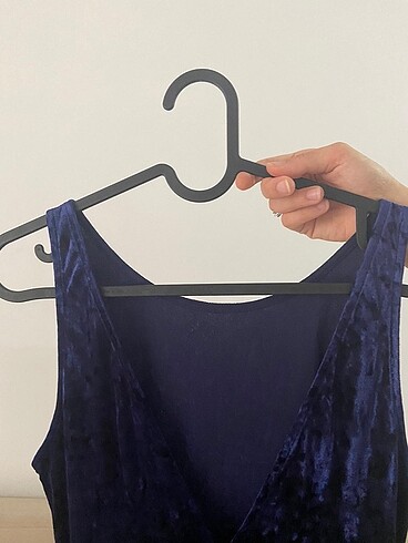 H&M kadife elbise