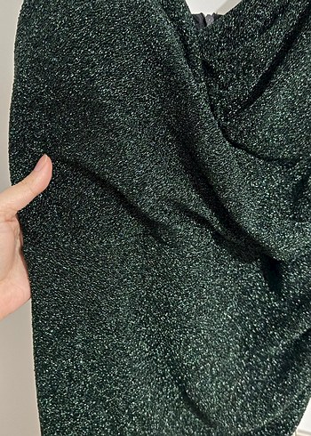 Siyah Drapeli Uzun Abiye Elbise - Görsel 2