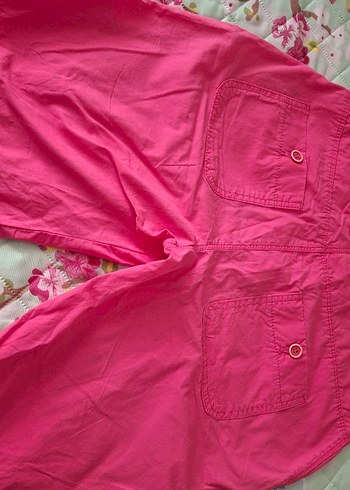 38 Beden pembe Renk LC Waikiki Pembe Düğmeli bayan Şort