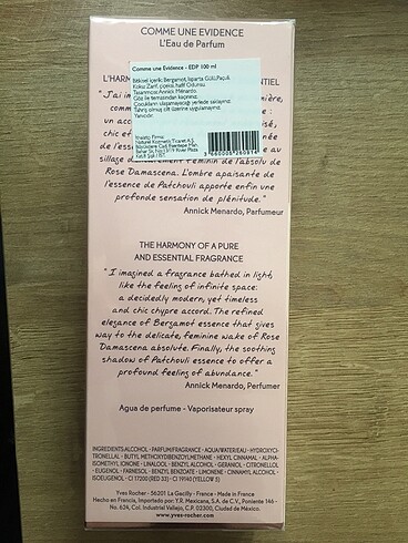 Yves Rocher Evidence 100 ml