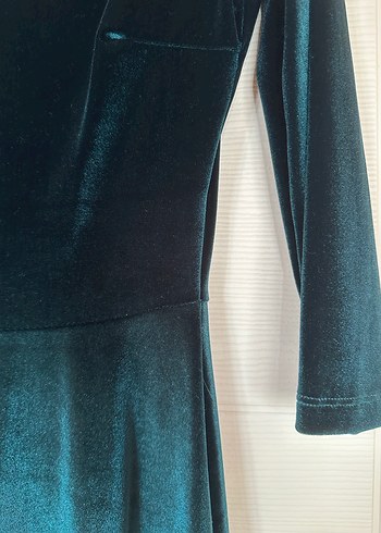 Yeşil Kadın Elbise - Görsel 6