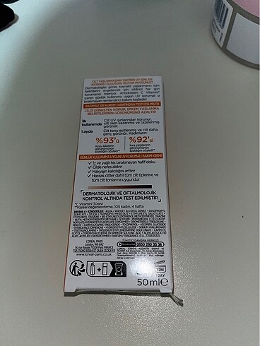  Beden Loreal paris güneş kremi