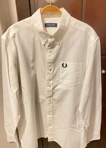 Fred Perry Beyaz Klasik Gomlek