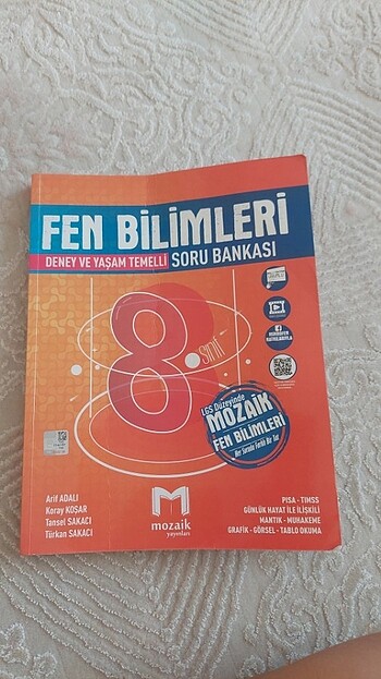 8.sinif fen Bilimleri mozaik yayınları soru bankası