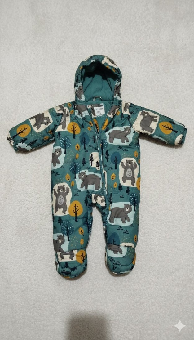 LCW Baby Erkek Bebek Astronot Mont - Görsel 3