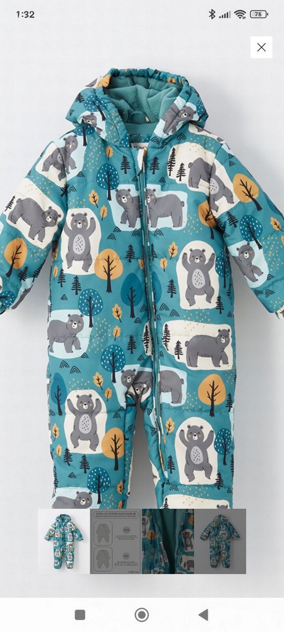 LCW Baby Erkek Bebek Astronot Mont - Görsel 2