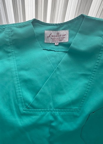 Koyu Yeşil Rahat Kesim ameliyathane , hastane forma üstü - Görsel 2