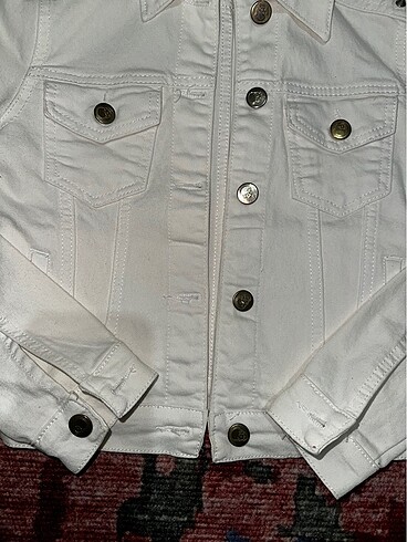 xs Beden beyaz Renk Vintage Ceket
