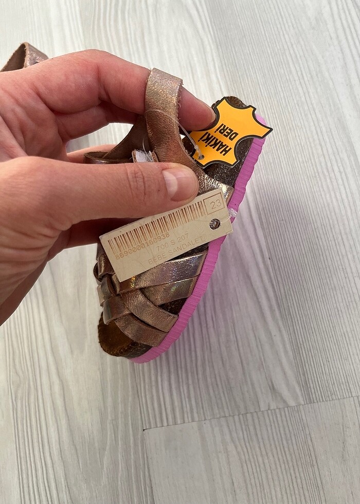 Kız çocuk sandalet - Görsel 4