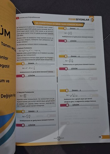 Orijinal Matematik Fonksiyonlar Konu Anlatımlı Eğitim Seti