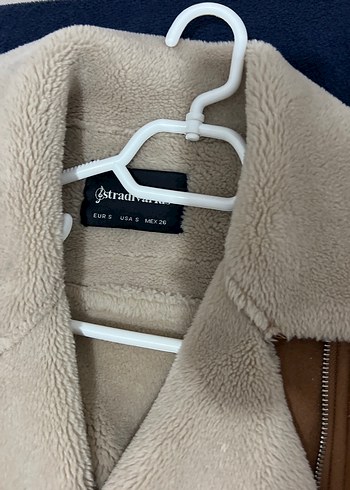 Stradivarius Kürklü Süet ceket