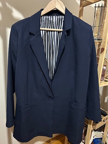Lacivert blazer ceket