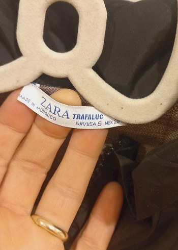 s Beden Düğmeli Ekose Desenli Gri Kadın Ceket