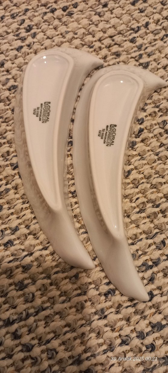 Beyaz PorselenTabak Seti - Görsel 2