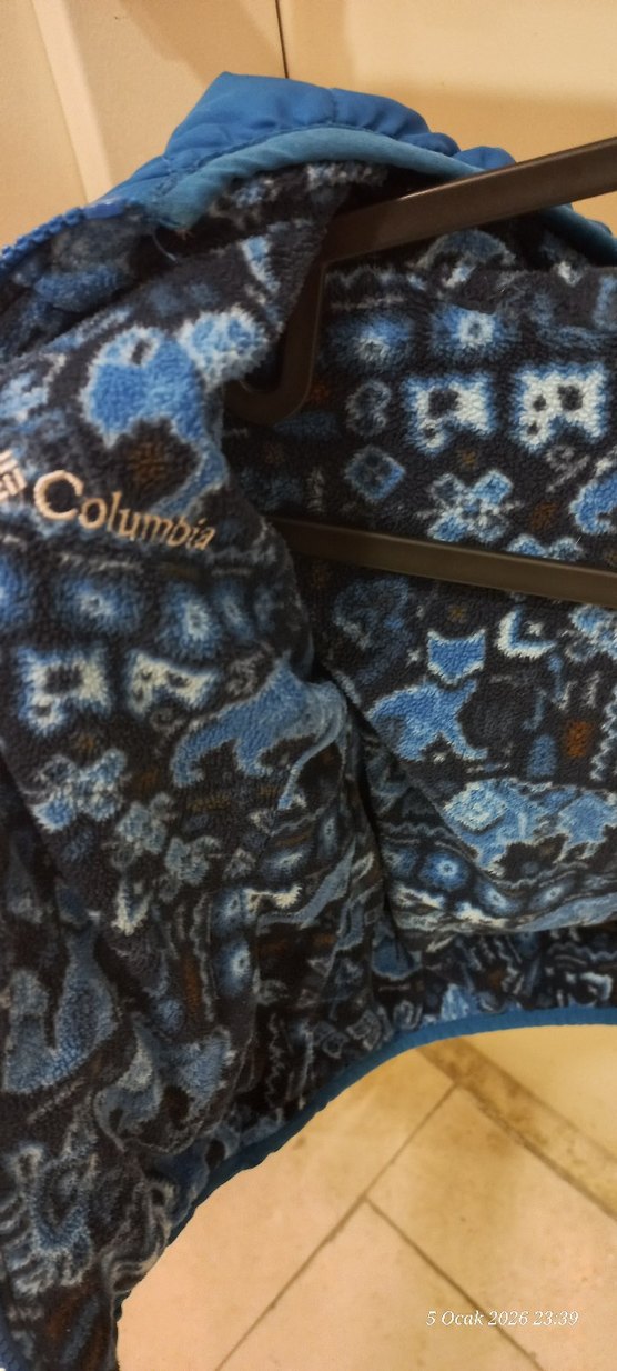 Erkek Çocuk Mavi Fermuarlı Mont - Görsel 3