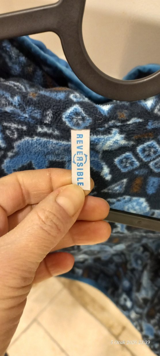 Erkek Çocuk Mavi Fermuarlı Mont - Görsel 4