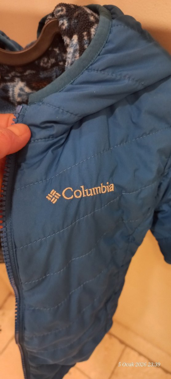 Erkek Çocuk Mavi Fermuarlı Mont - Görsel 2