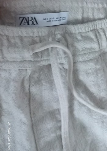 Zara Erkek Keten Rahat Pantolon - Görsel 2