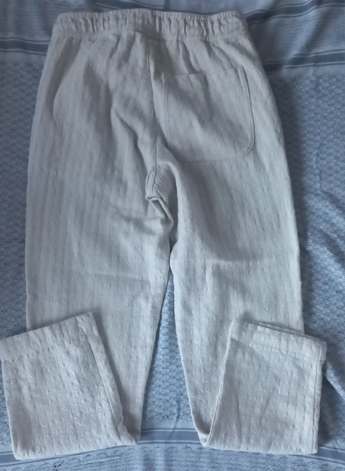 Zara Erkek Keten Rahat Pantolon - Görsel 5