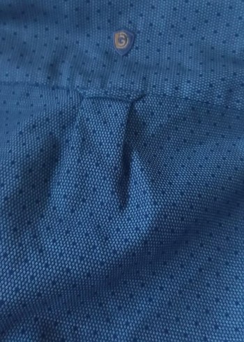 Düğmeli Uzun Kollu Erkek Kot Gömlek - Görsel 6