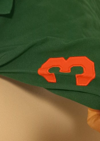 Erkek Çocuk Uzun Kollu Yeşil Polo Tişört - Görsel 3