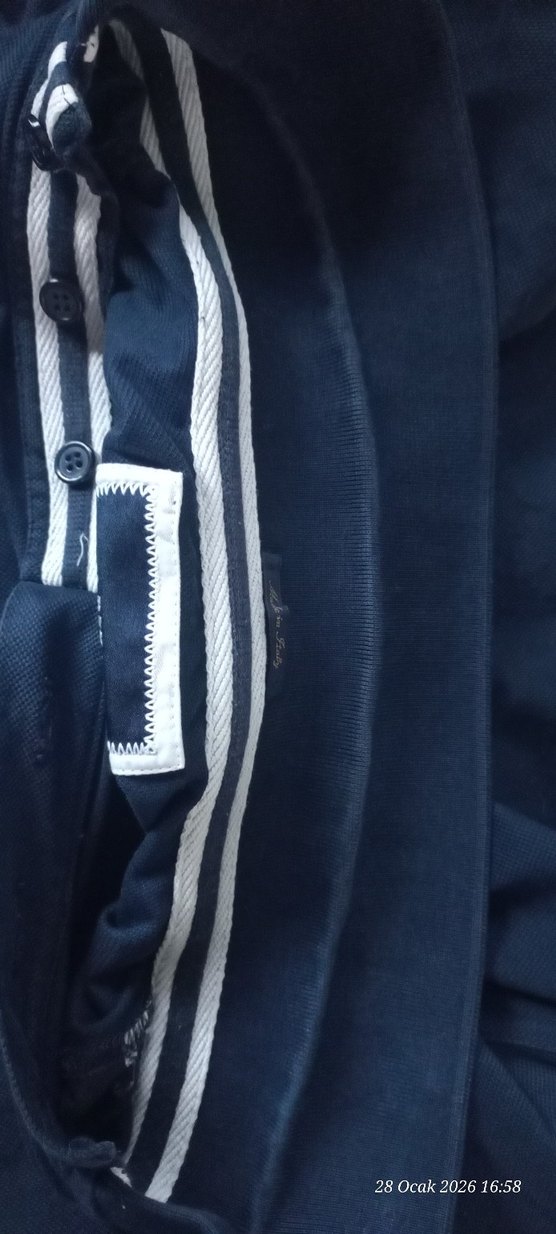 Lacivert Kısa Kollu Polo Yaka Erkek Tişört - Görsel 5