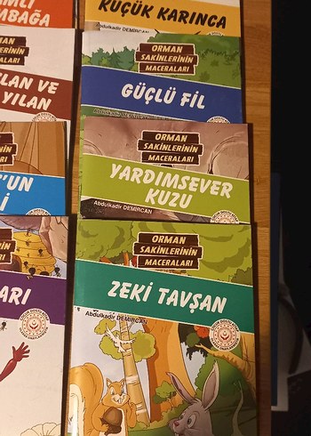 Orman Sakinlerinin Maceraları Çocuk Kitapları Seti - Görsel 3