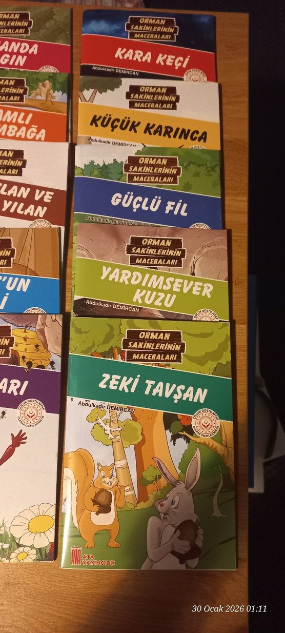 Orman Sakinlerinin Maceraları Çocuk Kitapları Seti - Görsel 3