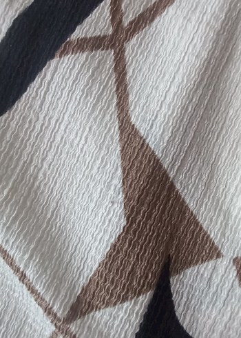 Düğmeli Geometrik Desenli Erkek Gömlek - Görsel 3