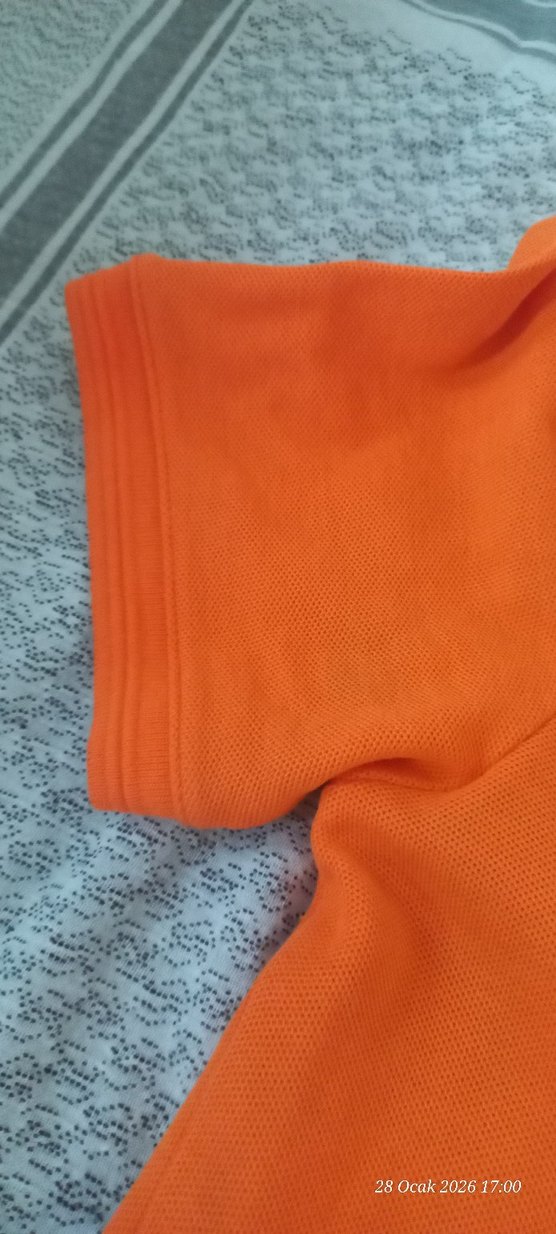 Turuncu Kısa Kollu Erkek Polo Tişört - Görsel 4