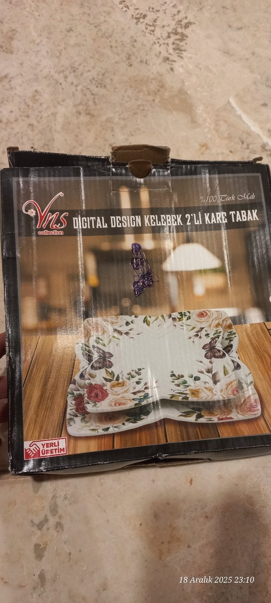 Seramik 2 boy tabak - Görsel 2