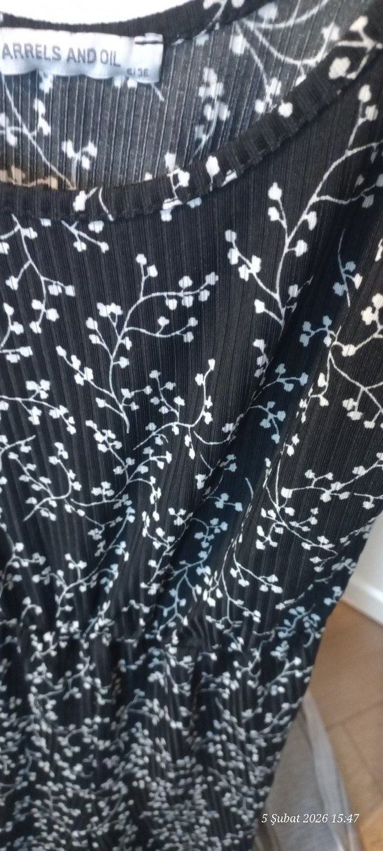 Bohem Siyah Uzun Askılı Tulum - Görsel 3