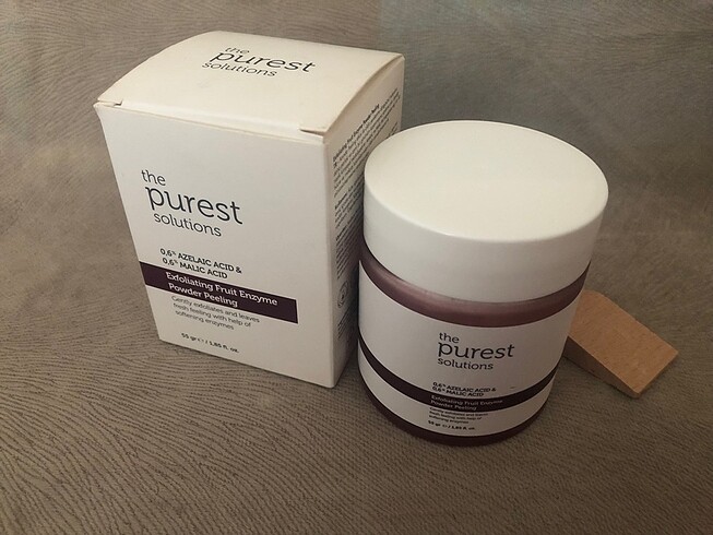 The Purest Kırmızı enzim toz peeling
