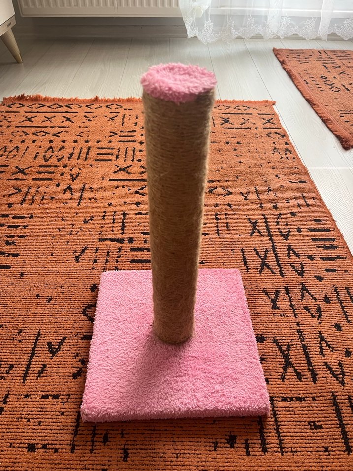 Pembe Kedi Tırmalama Direği - Görsel 2