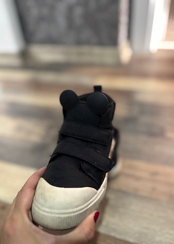 Zara Siyah Erkek Çocuk Spor Ayakkabı Velcro